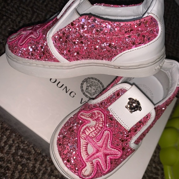 Young Versace Shoes 100% Authentic - Picture 2 of 3